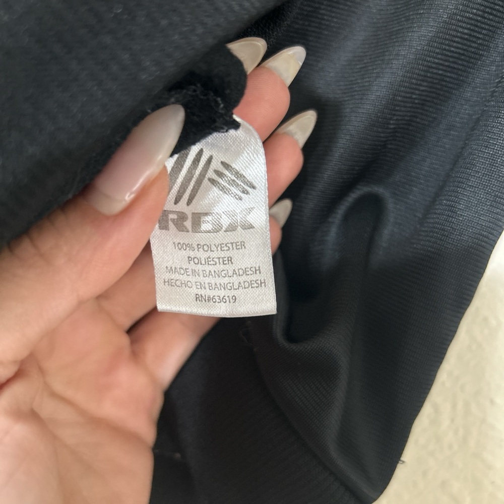 RBX Kids Black and White Track Jacket - Picture 5 of 7